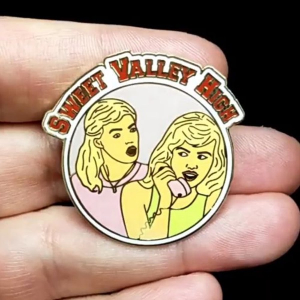 Sweet Valley High 80’s lapel pin.